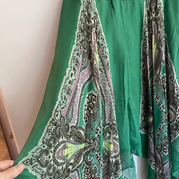 BCBG crochet scarf hem dress - Picture 3 of 6